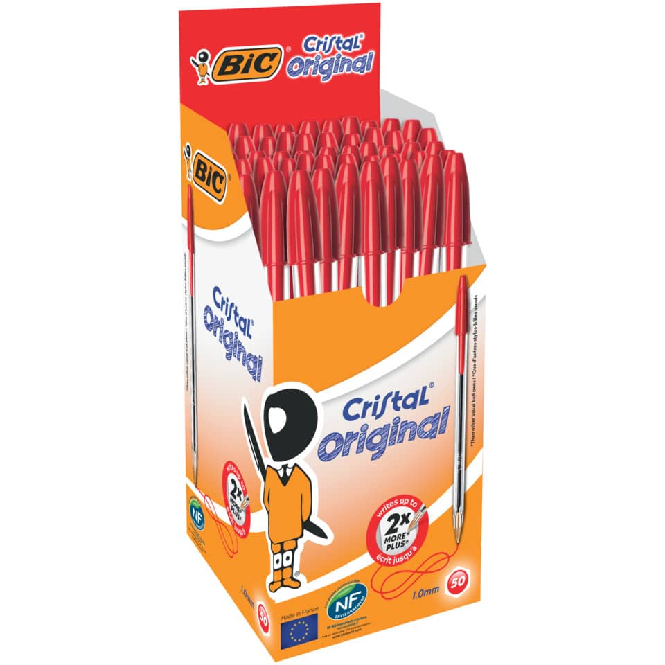 Kugelschreiber Cristal® Original, 0,4 mm, rot BIC 8373619 BIC 8373619 802157