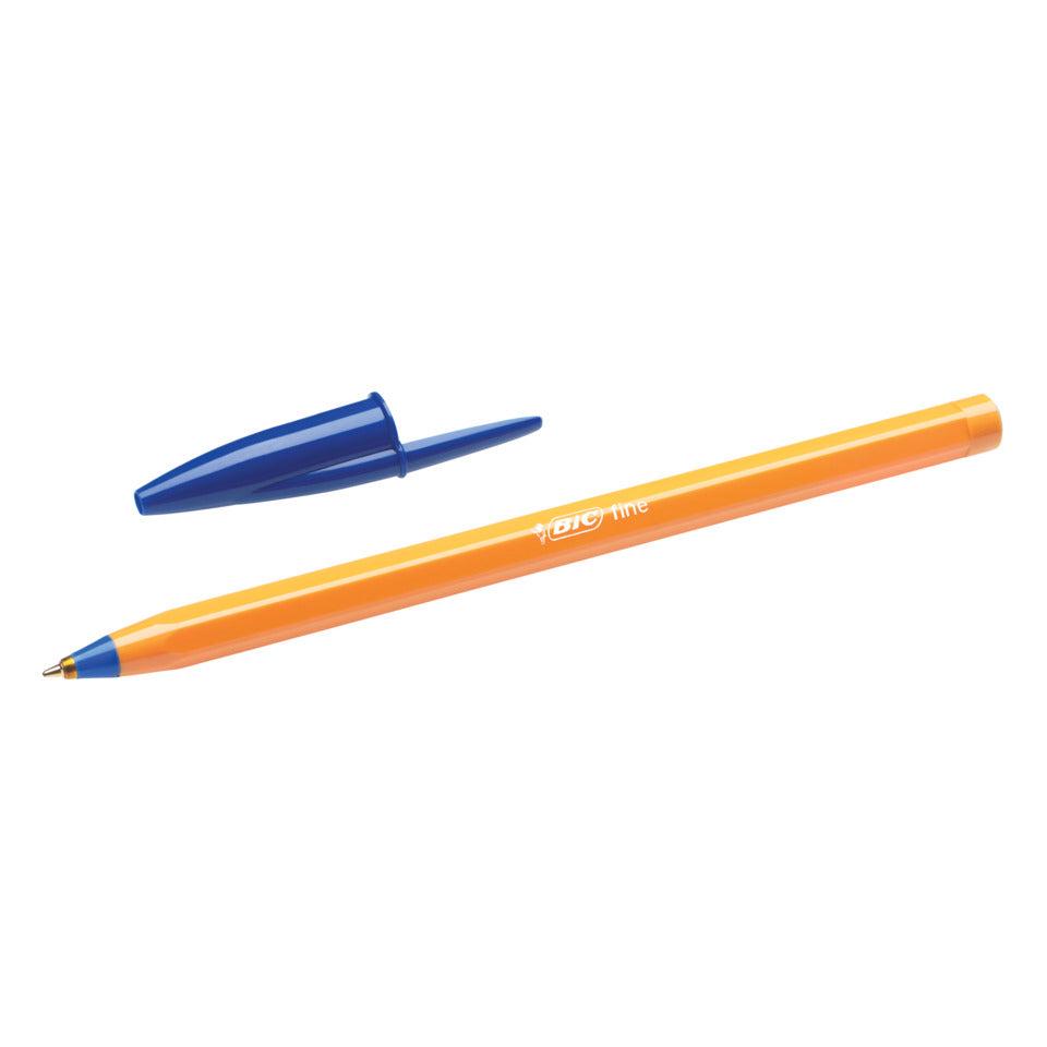 Kugelschreiber Orange Original fine, Kappenmodell, 0,35 mm, blau BIC 8099221 BIC 8099221/1199110111