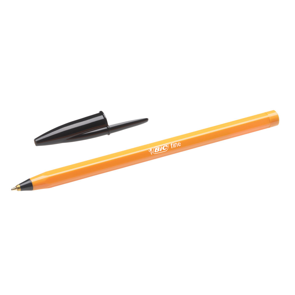 Kugelschreiber Orange Original fine, Kappenmodell, 0,35 mm, schwarz BIC 8099231 BIC 8099231/1199110114