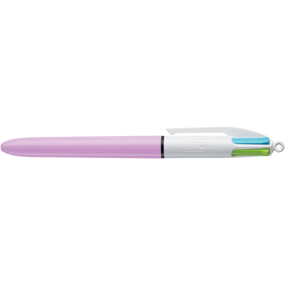Vierfarbkugelschreiber 4 Colours® Fun, 0,4 mm, sortiert BIC 889609 BIC 889609 4ColoursFun
