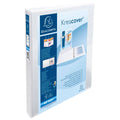 Ringbuch PP, 2 Ringe 15mm, Rückenbreite 38mm, für DIN A4 Maxi, Kreacover, weiß EXACOMPTA 51820E