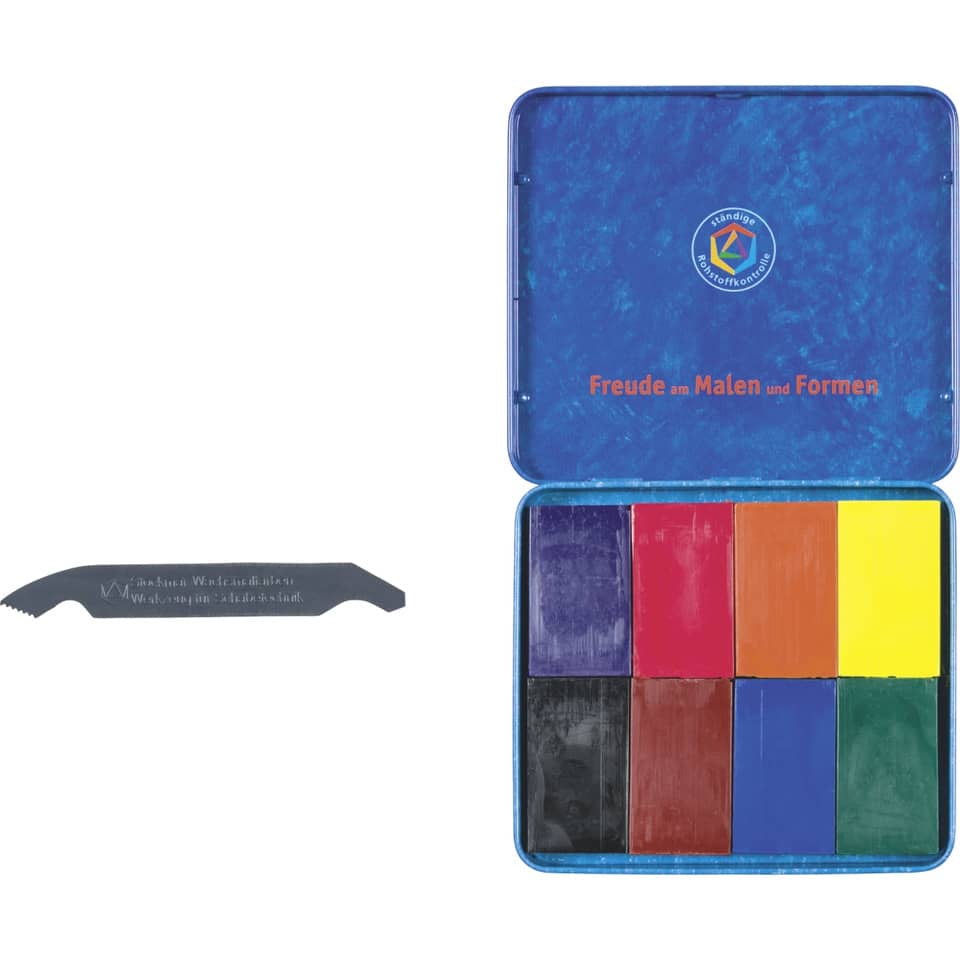 Wachsmalblock, 8 Farben STOCKMAR 34000 STOCKMAR 34000 ungiftig