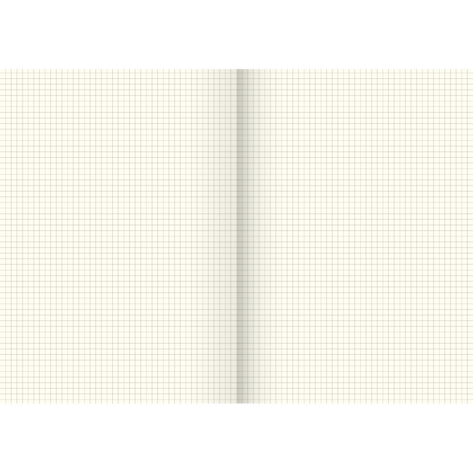 Geschäftsbuch A4, 80 Seiten, kariert, Karton, magenta/hellblau KÖNIG & EBHARDT 8614211 K+E 8614211 Karton