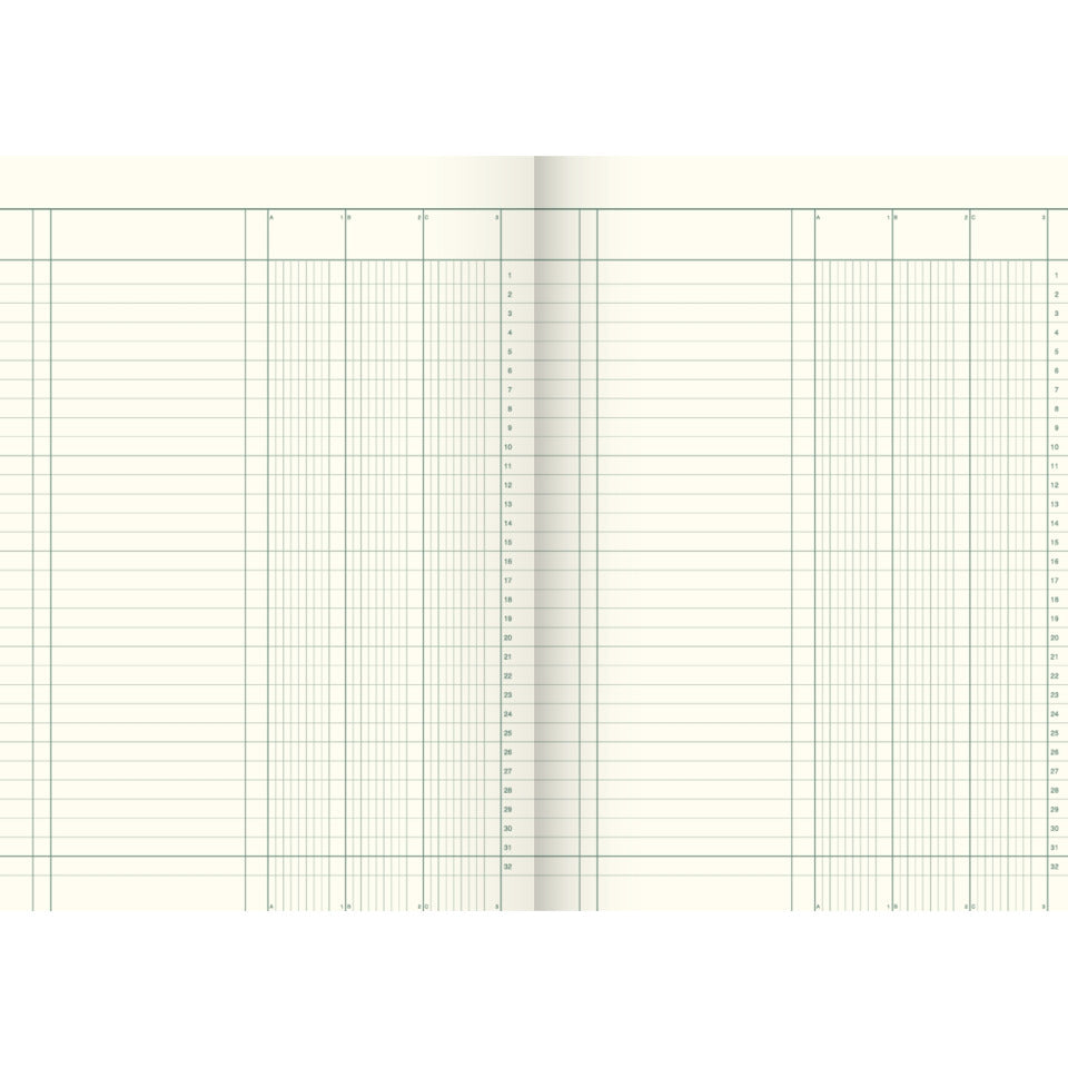 Spaltenbuch A4, 80 Seiten, 3 Spalten, Karton, magenta/hellblau KÖNIG & EBHARDT 8612031 K+E 86-12031