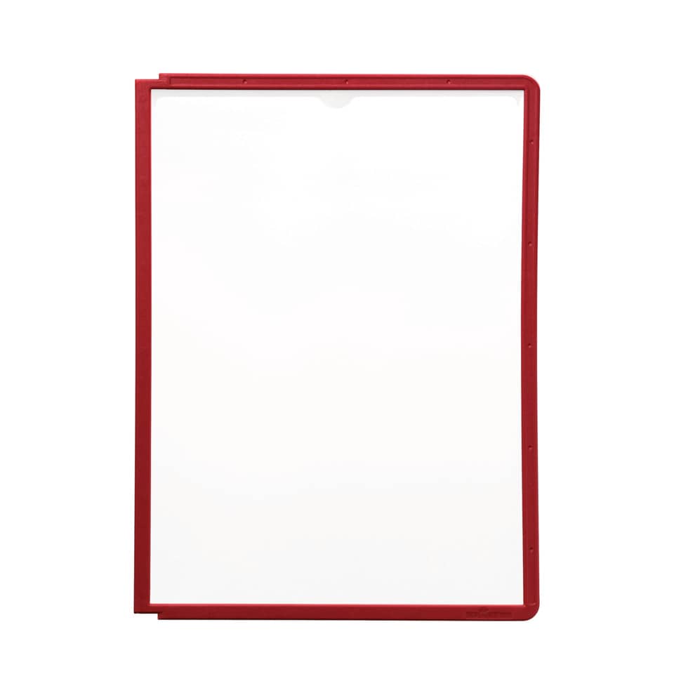 Sichttafel SHERPA® Panel A4, PP, A4, rot DURABLE 5606 03