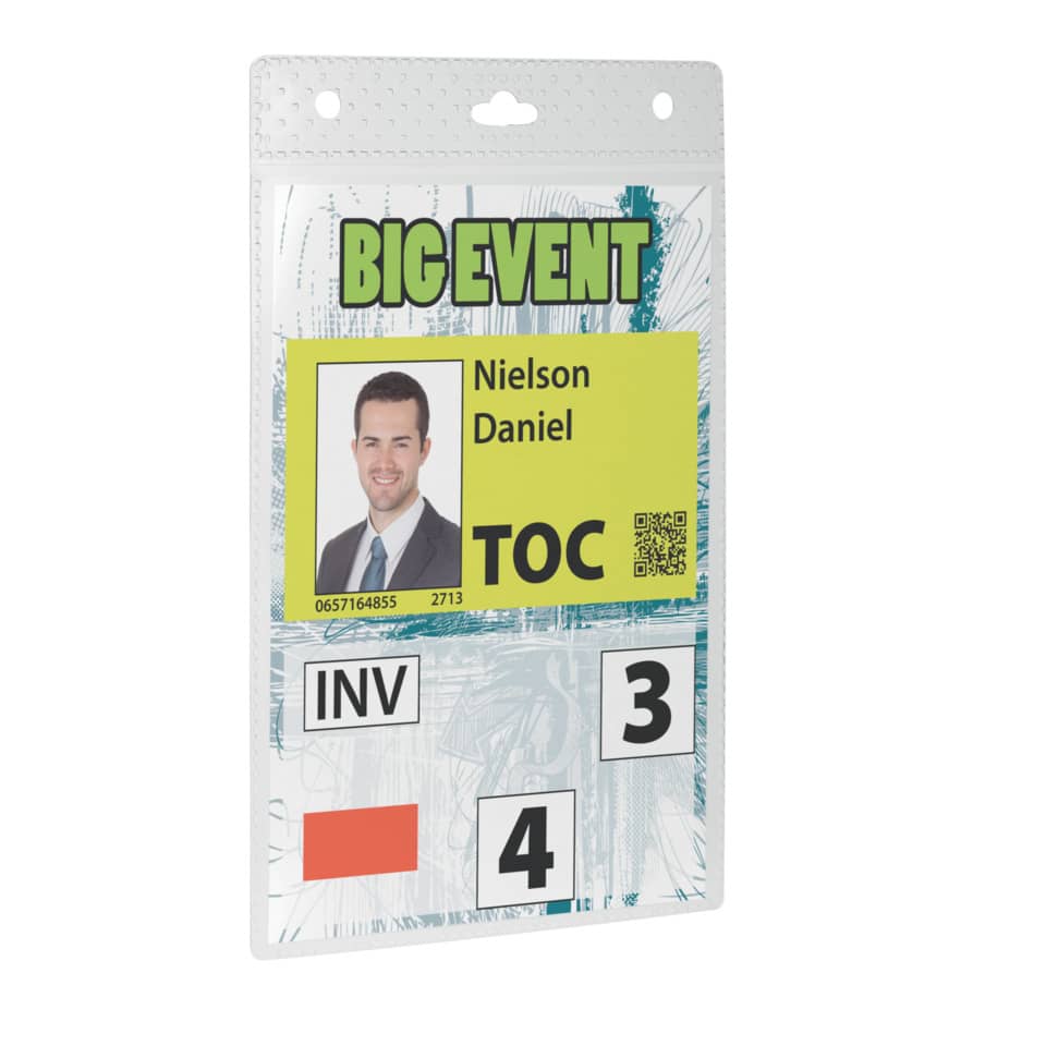 Namensschild A6, Kunststoff, transparent, 105 x 148 mm, 20 Stück DURABLE 8526 19 DURABLE 8526 19 EVENT