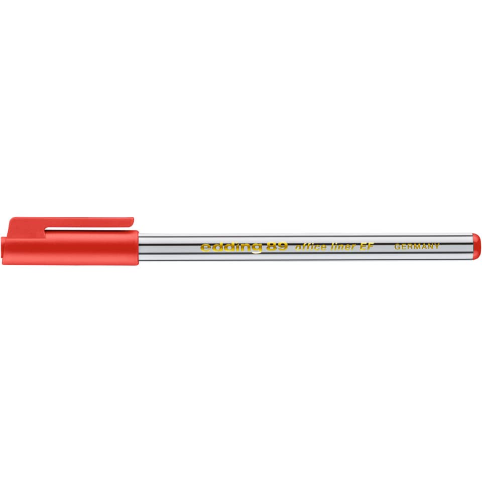 Feinliner 89, 0,3mm, rot EDDING 89-002