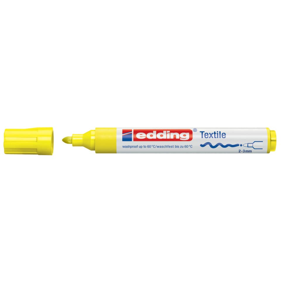 Textilmarker 4500, 2-3mm, neongelb EDDING 44500065 EDDING 4500 65 2-3mm