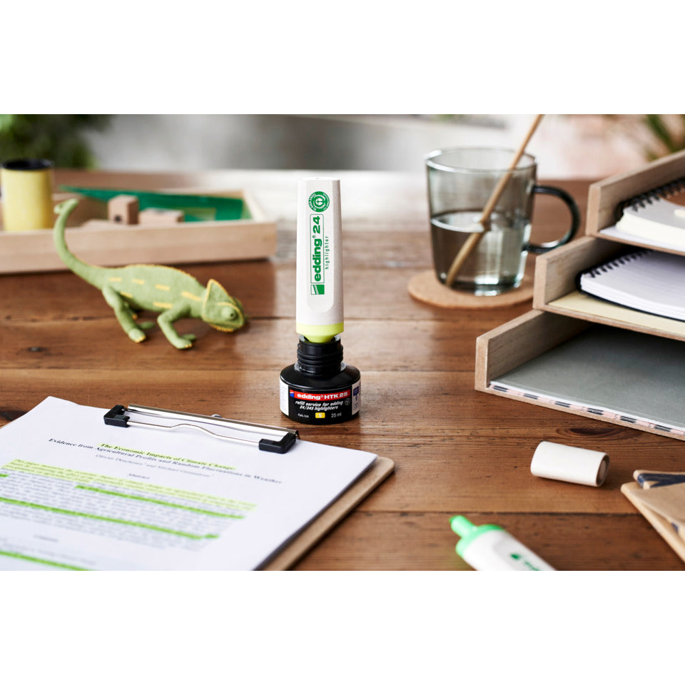 Nachfülltinte HTK 25 Textmarker , 25 ml, hellgrün EDDING HTK25-011