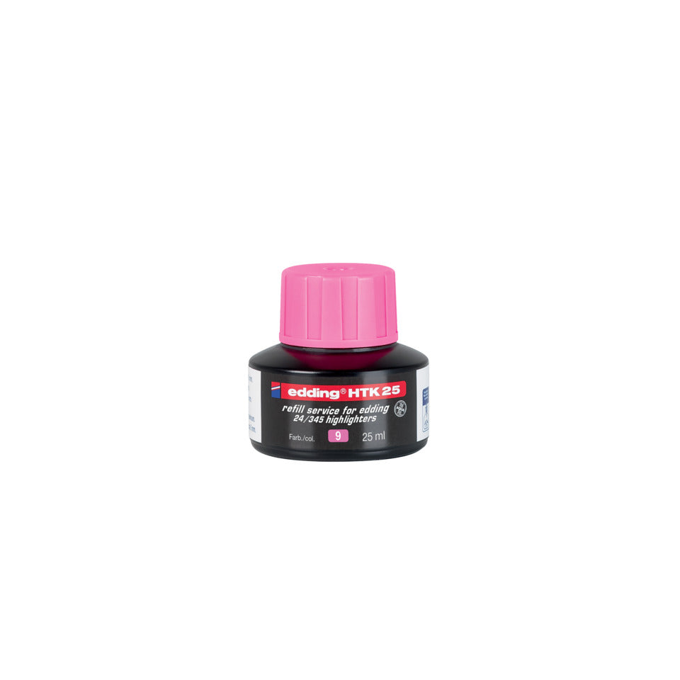 Nachfülltinte HTK 25 Textmarker , 25 ml, rosa EDDING HTK25-009