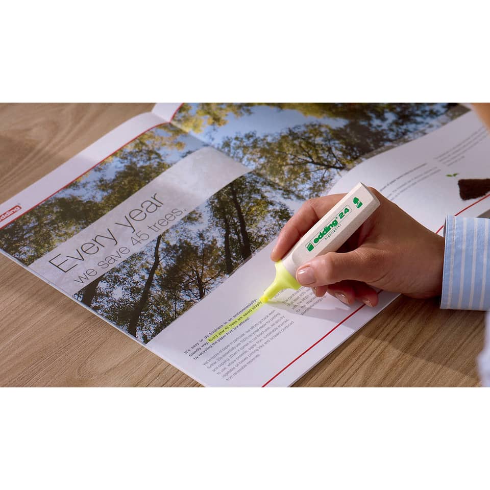 Textmarker EcoLine, 2-5mm, neongrün EDDING 4-24011 EDDING 24011  nachfüllbar