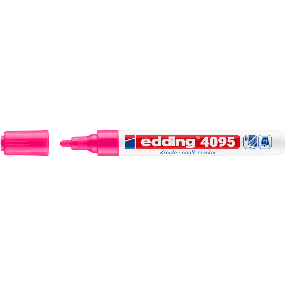 Windowmarker 4095, 2-3mm, Rundspitze, neonrosa EDDING 4-4095069 EDDING 4-4095069 Kreidemarker Rundspitze