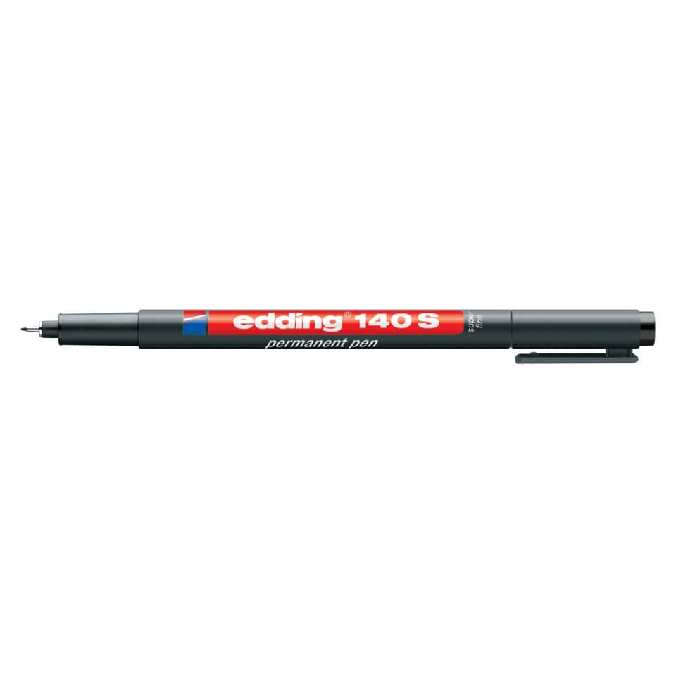 Permanentmarker 140S, 0,3mm, schwarz EDDING 140 001 EDDING 4-140-001 permanent