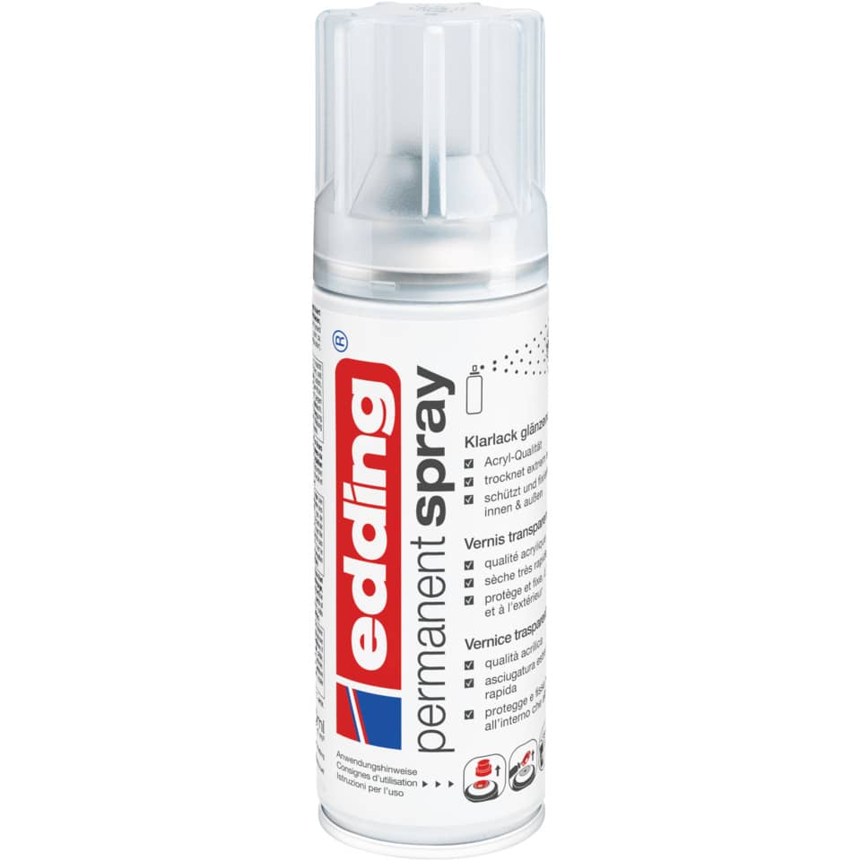 Permanentspray 5200 Klarlack, 200ml, glänzend EDDING 5200-994 EDDING 5200-994   200 ml