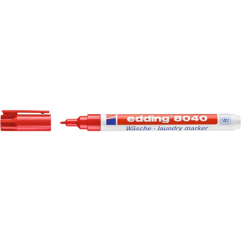 Wäschemarker 8040, 1mm, rot EDDING 48040002 EDDING 8040-002