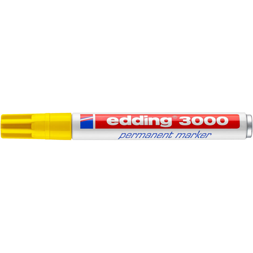 Permanentmarker 3000, Rundspitze, nachfüllbar, 1,5-3mm, gelb EDDING 4-3000005 EDDING 3000-005 Rundspitze nachfüllbar