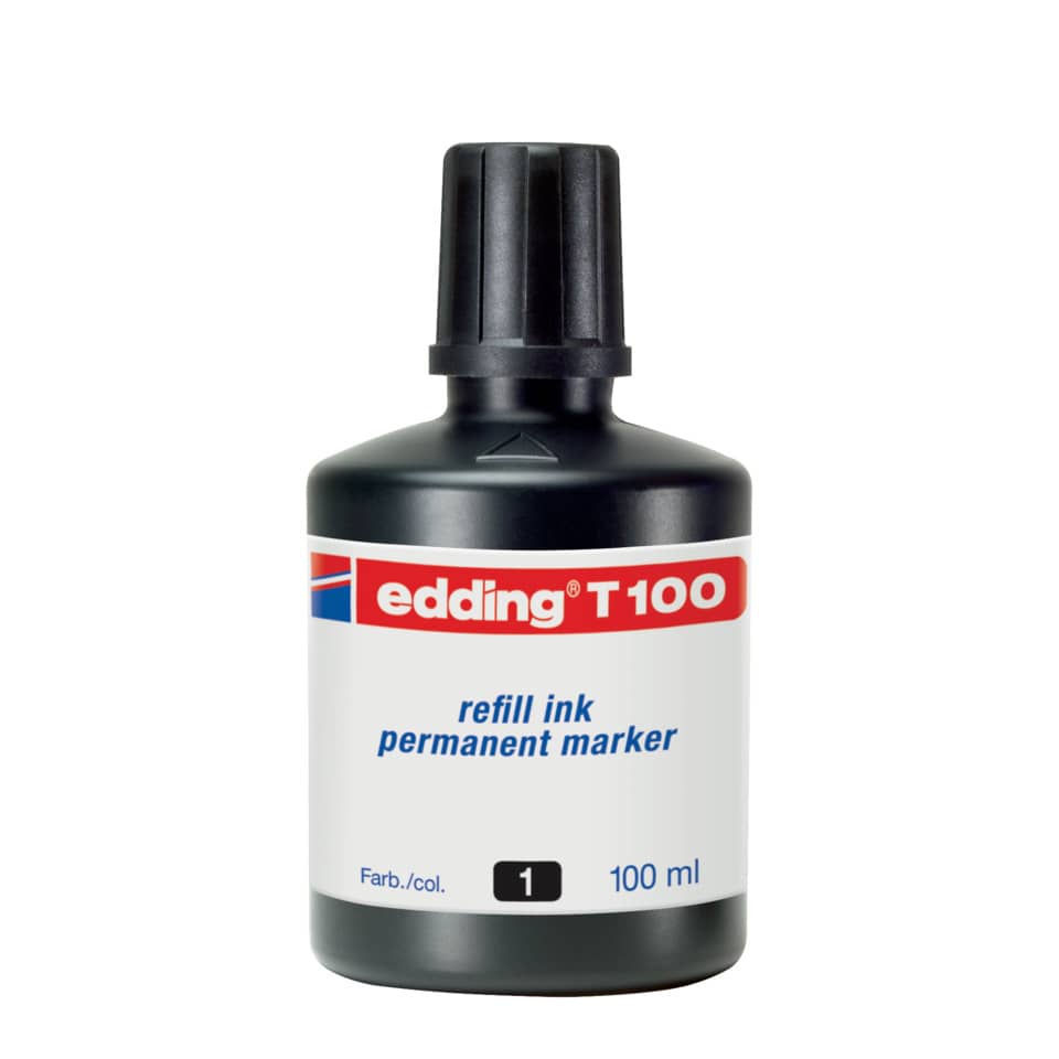 Nachfülltinte Permanentmarker, 100ml, schwarz EDDING 4-T100001 EDDING T100-001