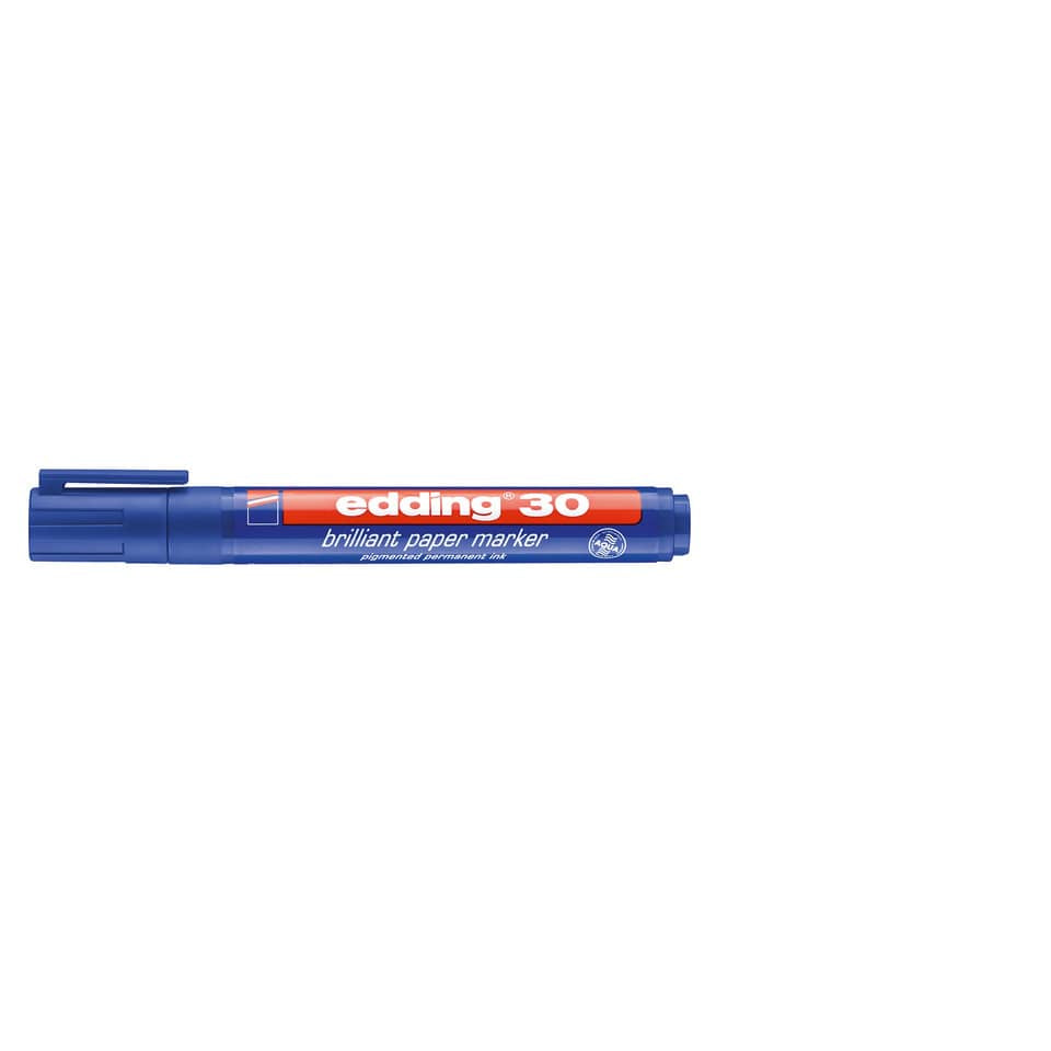 Brillant-Papiermarker 30, 1,5-3mm, blau EDDING 30-003 EDDING 30-003   F