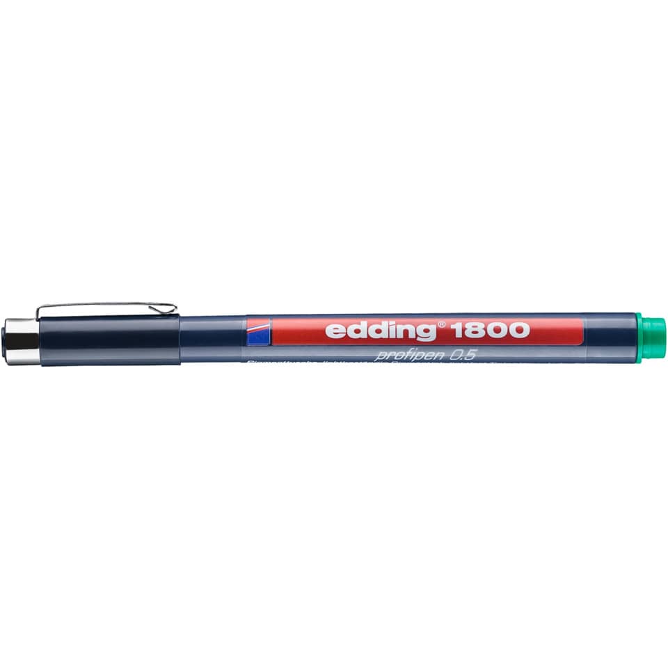 Präzisionsfeinschreiber 1800, 0,5mm, grün EDDING 1800-05-004 EDDING 4180005004 0,5mm