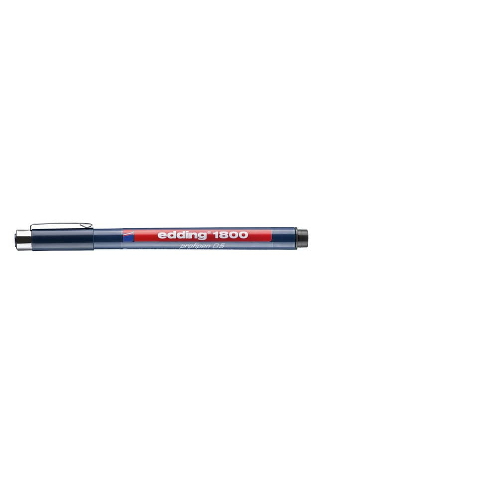 Präzisionsfeinschreiber 1800, 0,5mm, schwarz EDDING 1800-05-001 EDDING 4180005001 0,5mm