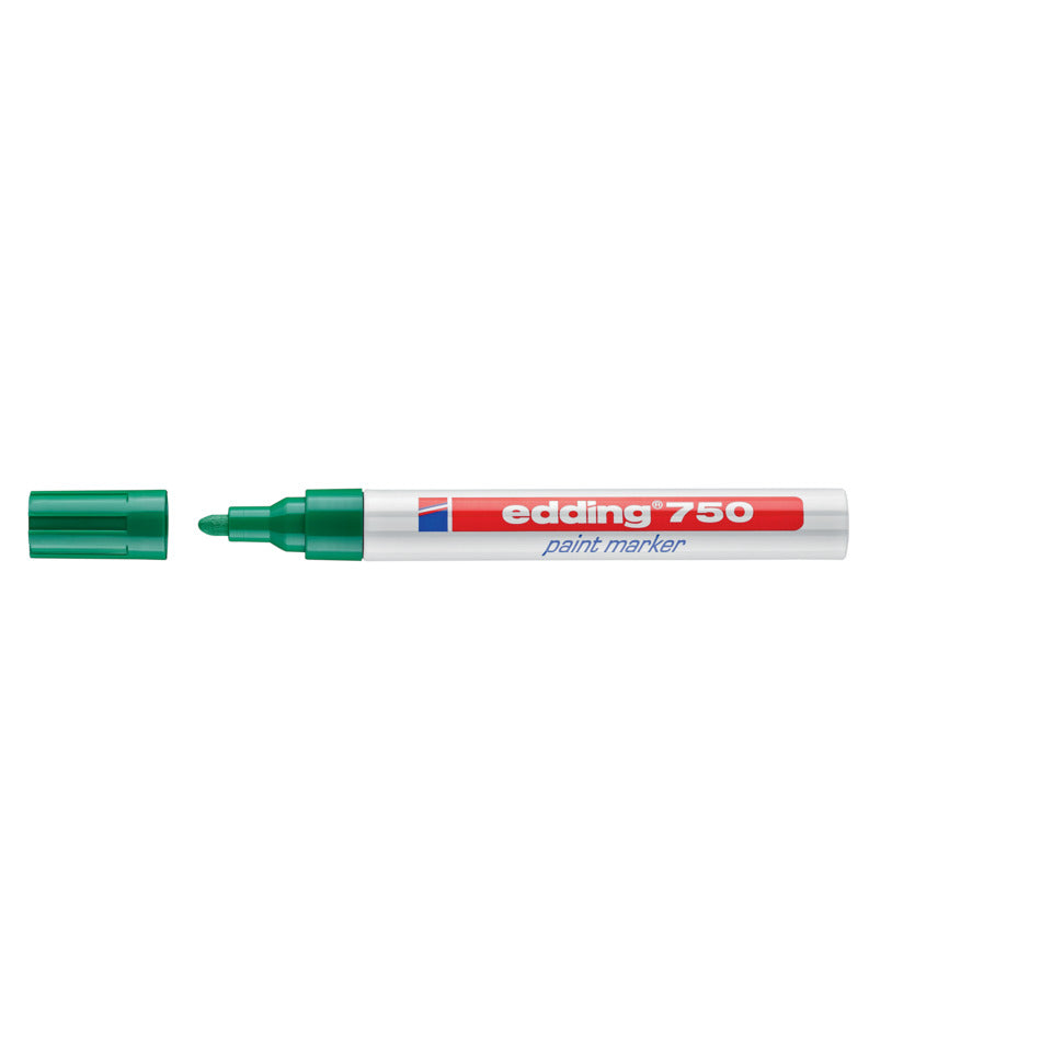Lackmarker 750, 2-4mm, Rundspitze, grün EDDING 4-750004 EDDING 4-750004 Rundspitze