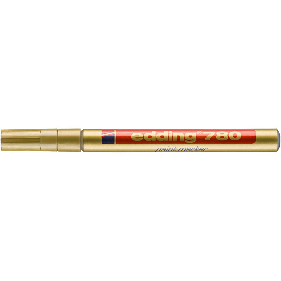 Lackmarker 780, 0,8mm, Rundspitze, gold EDDING 4780053 EDDING 780-053 metallgef. Rundspitze