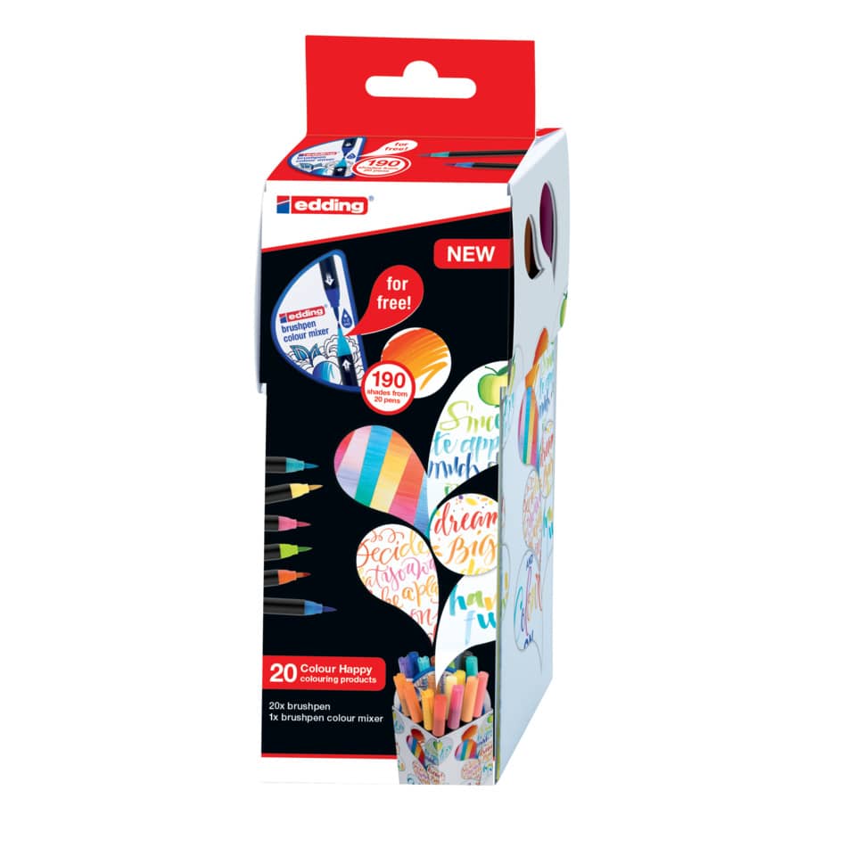 Faserschreiber Colour Happy, sortiert EDDING 50026 EDDING 50026 im Thekendisplay