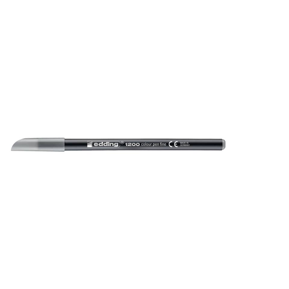 Faserschreiber 1200, 1mm, Rundspitze, silbergrau EDDING 1200-026