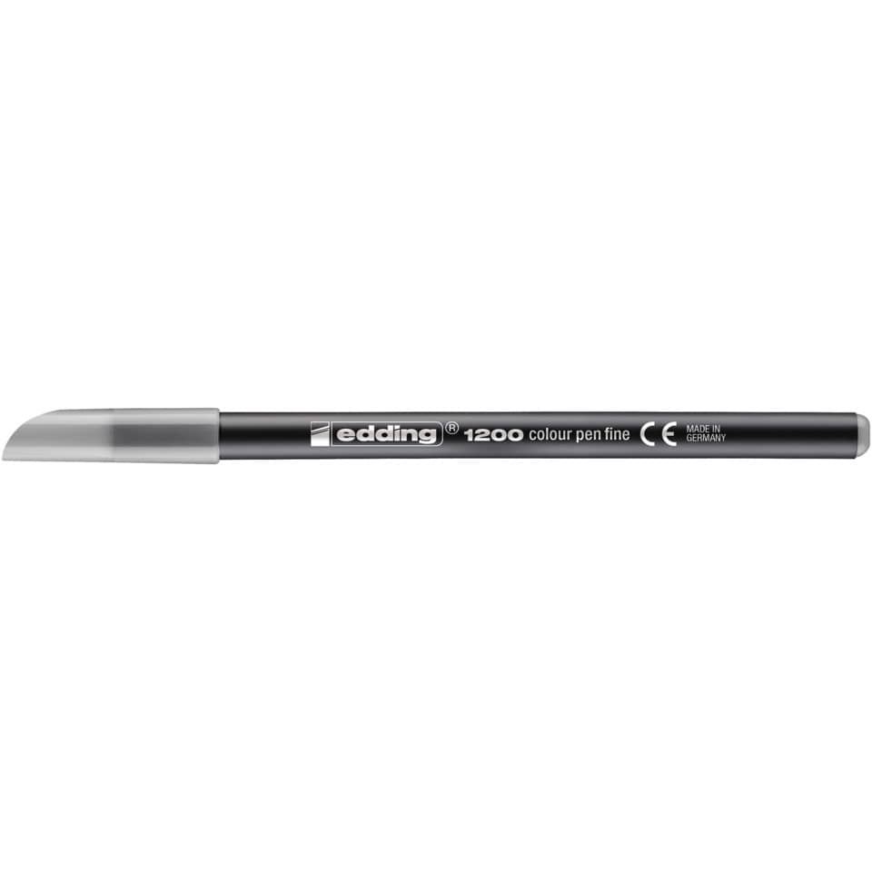Faserschreiber 1200, 1mm, Rundspitze, silbergrau EDDING 1200-026