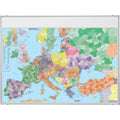 Kartentafel Europa magnethaftend, 1:3.600.000, 1380 x 980 mm FRANKEN KA650M FRANKEN KA650M magnethaft