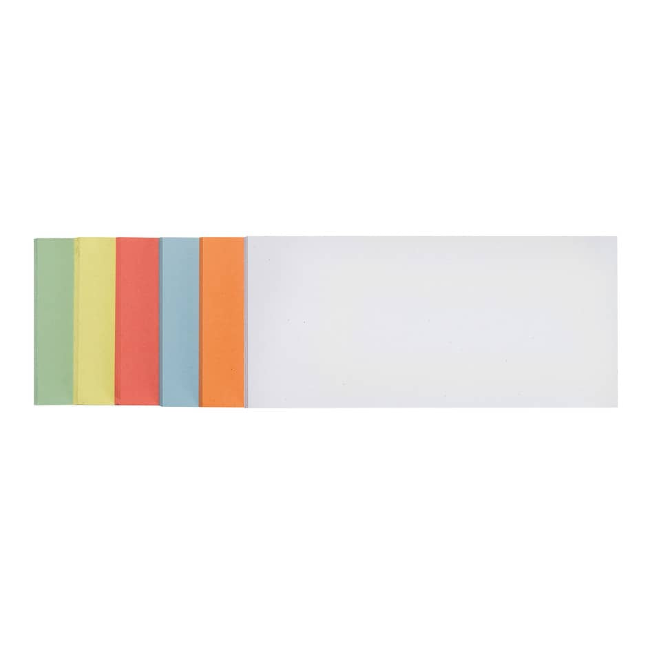 Moderationskarte - selbstklebend, 205 x 95 mm, Altpapier, 300 Stück, sortiert FRANKEN UMZS102099 FRANKEN UMZS 1020 99 300ST skl