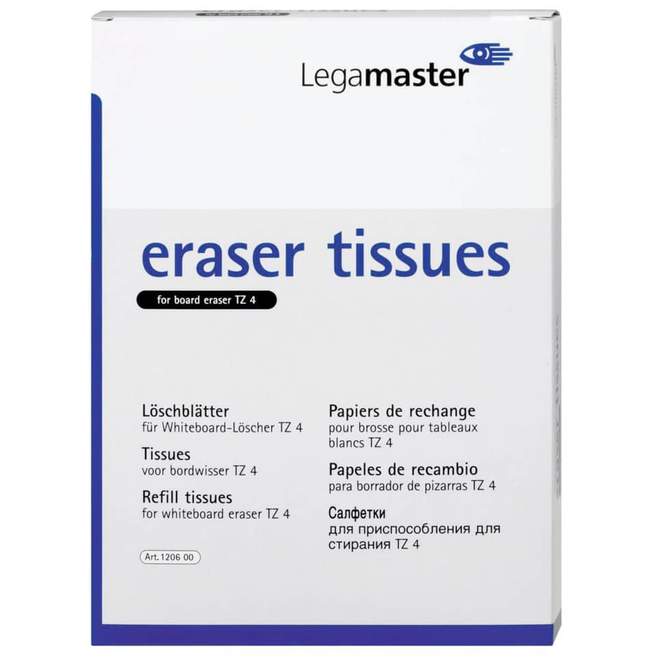 Löschpapier für TZ4 Whiteboardlöscher ,100 Stück LEGAMASTER 7-120600 LEGAMASTER 7-120600 100ST
