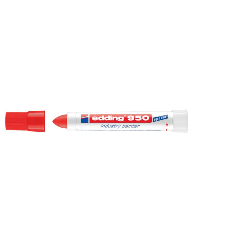 Industrie Pastenmarker 950, 10mm, rot EDDING 4-950002 EDDING 950-002  10mm