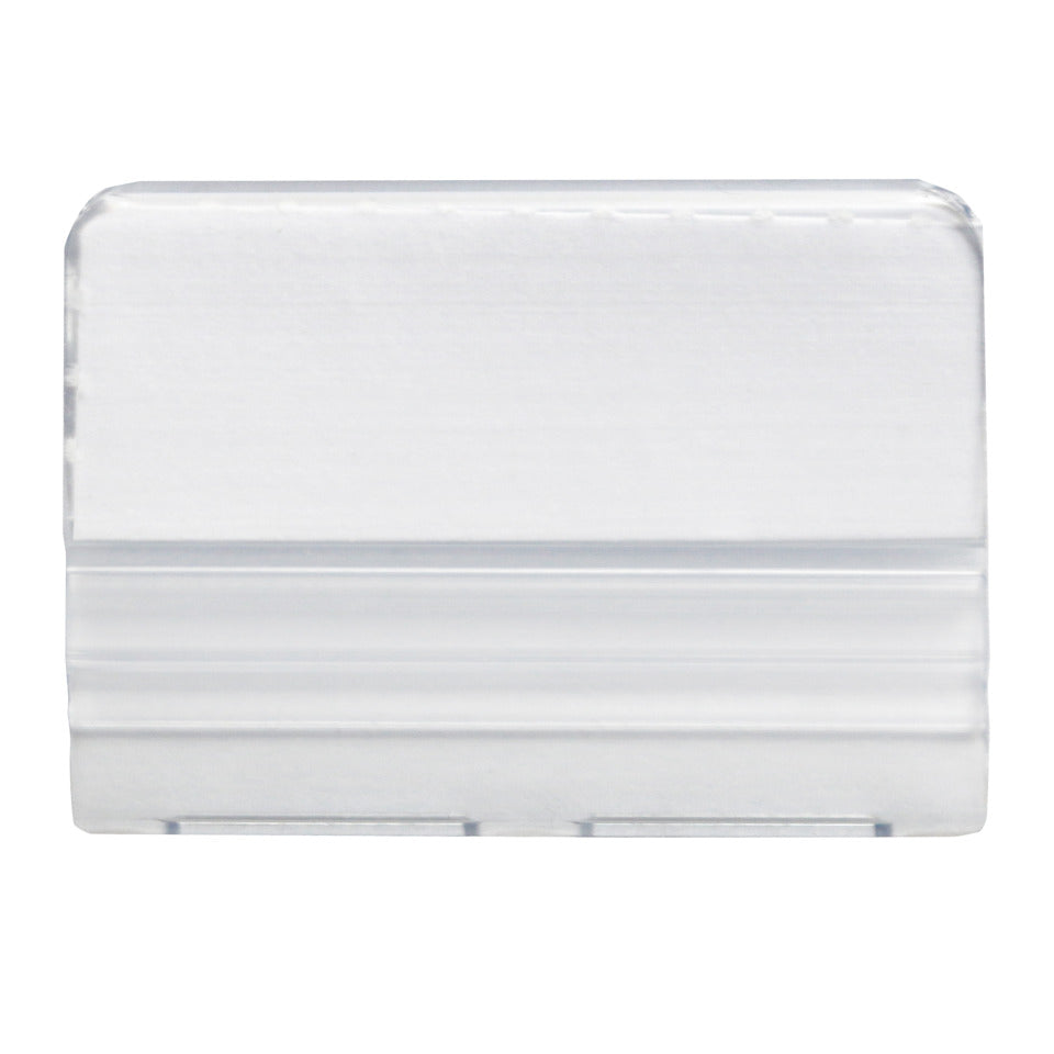 Sichtreiter für Stützplatten, verschiebbar, 34 mm breit, transparent   10 Stück HAN 9001D HAN 9001 10ST f,9024+9025+9026