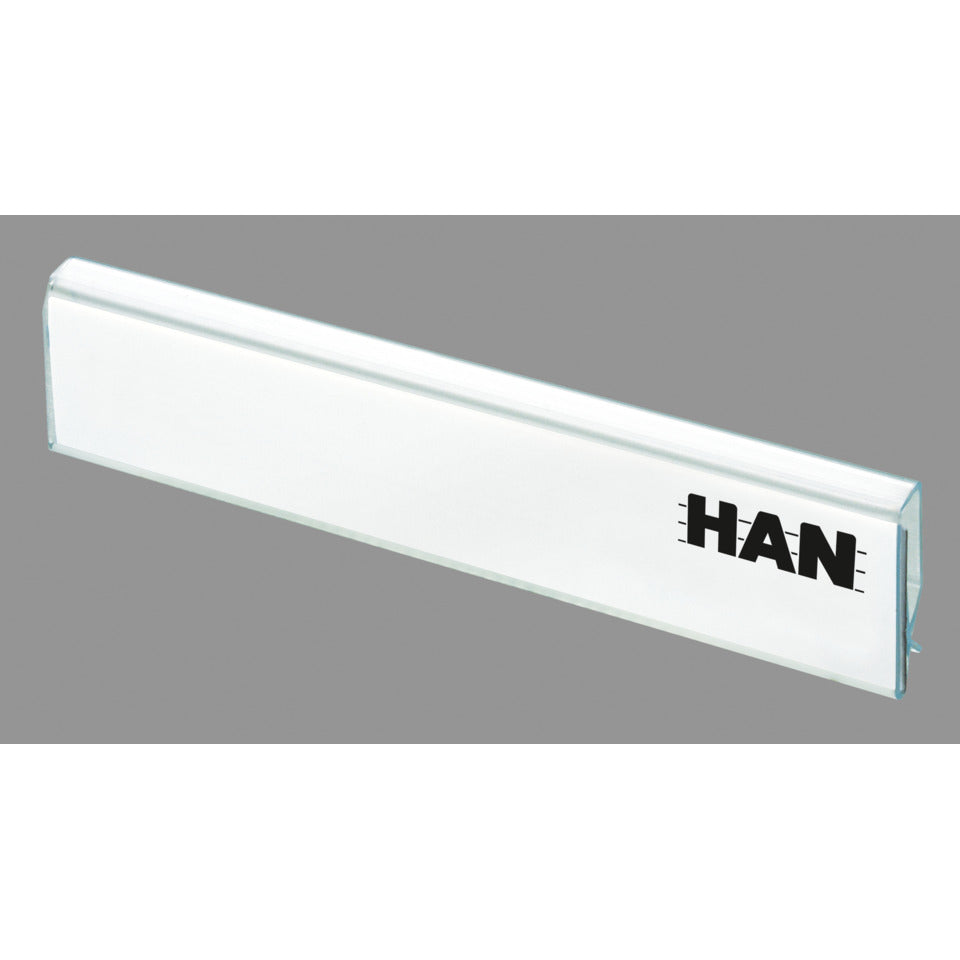 Beschriftungsclip, universal, für Briefablage, Schubladenbox, etc. 10 Stück HAN 1021D