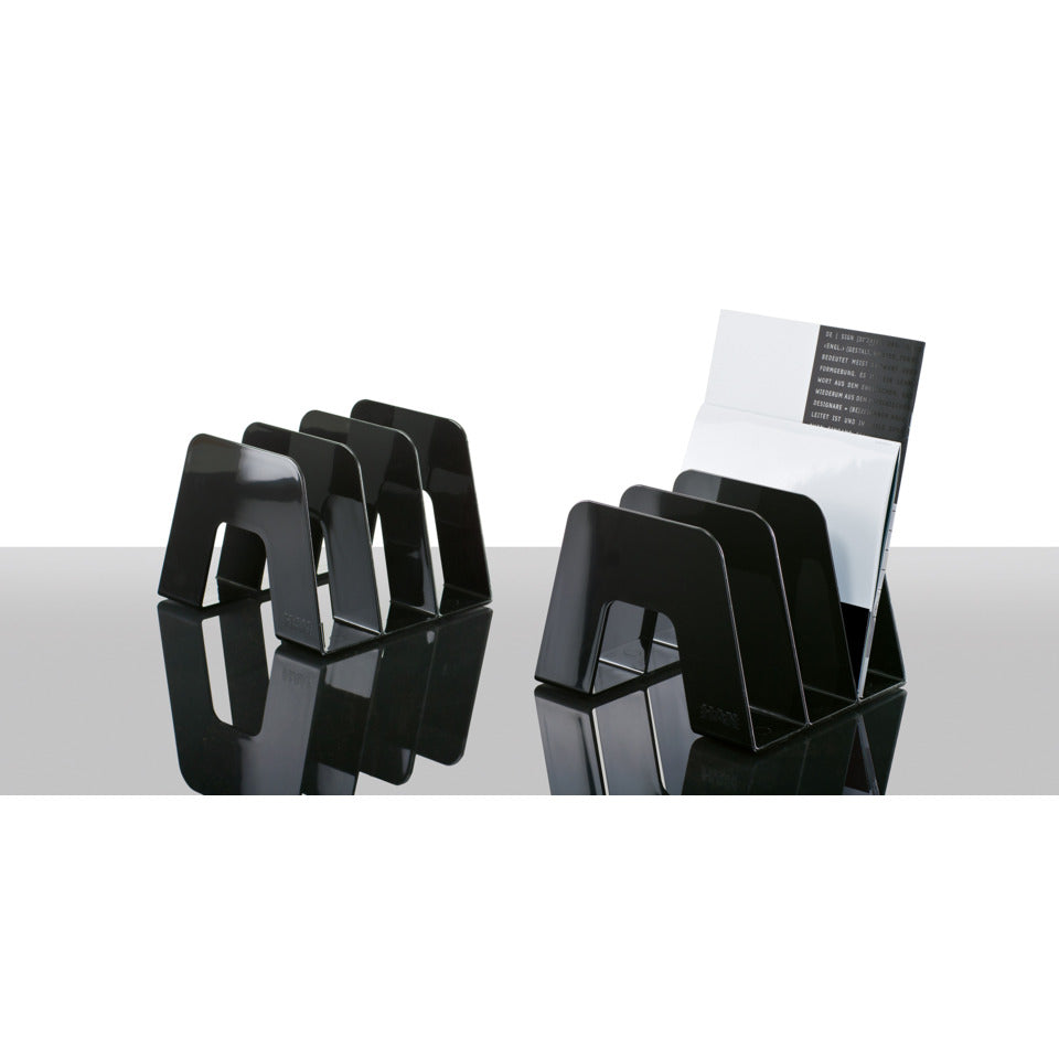 Katalogsammler SORTER, DIN A4/C4, 3 Fächer, extra stabil, hochglänzend, schwarz HAN 16200-13D