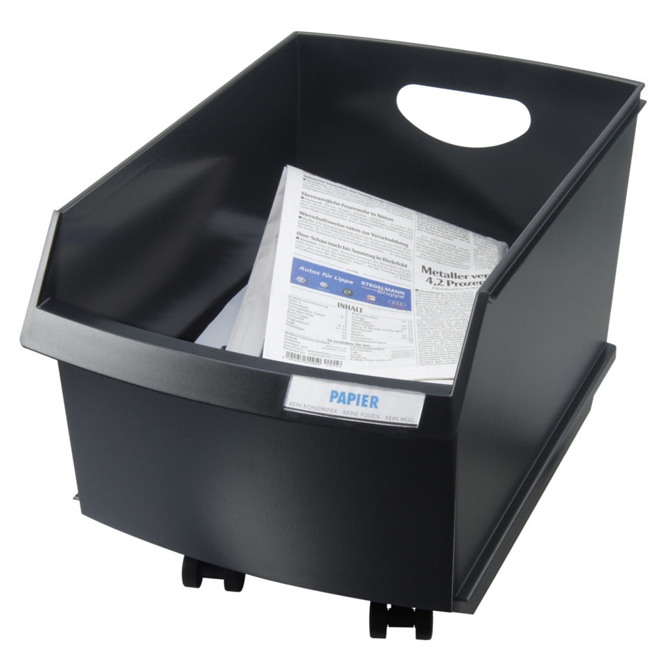 Papierkorb LOGO-DRIVE, 25 Liter, schwarz HAN 1849-13D HAN 1849-13 Logo-Drive