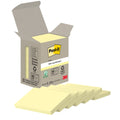 Haftnotizblock Recycling Notes, 38x51mm, 6x100 Blatt, gelb POST-IT 653-1B POST-IT 653-1B UWF 100Bl 6St