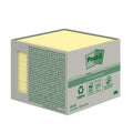 Haftnotizblock Recycling Notes, 76x76mm, 6x100 Blatt, gelb POST-IT 654-1B POST-IT 654-1B UWF 100Bl 6St