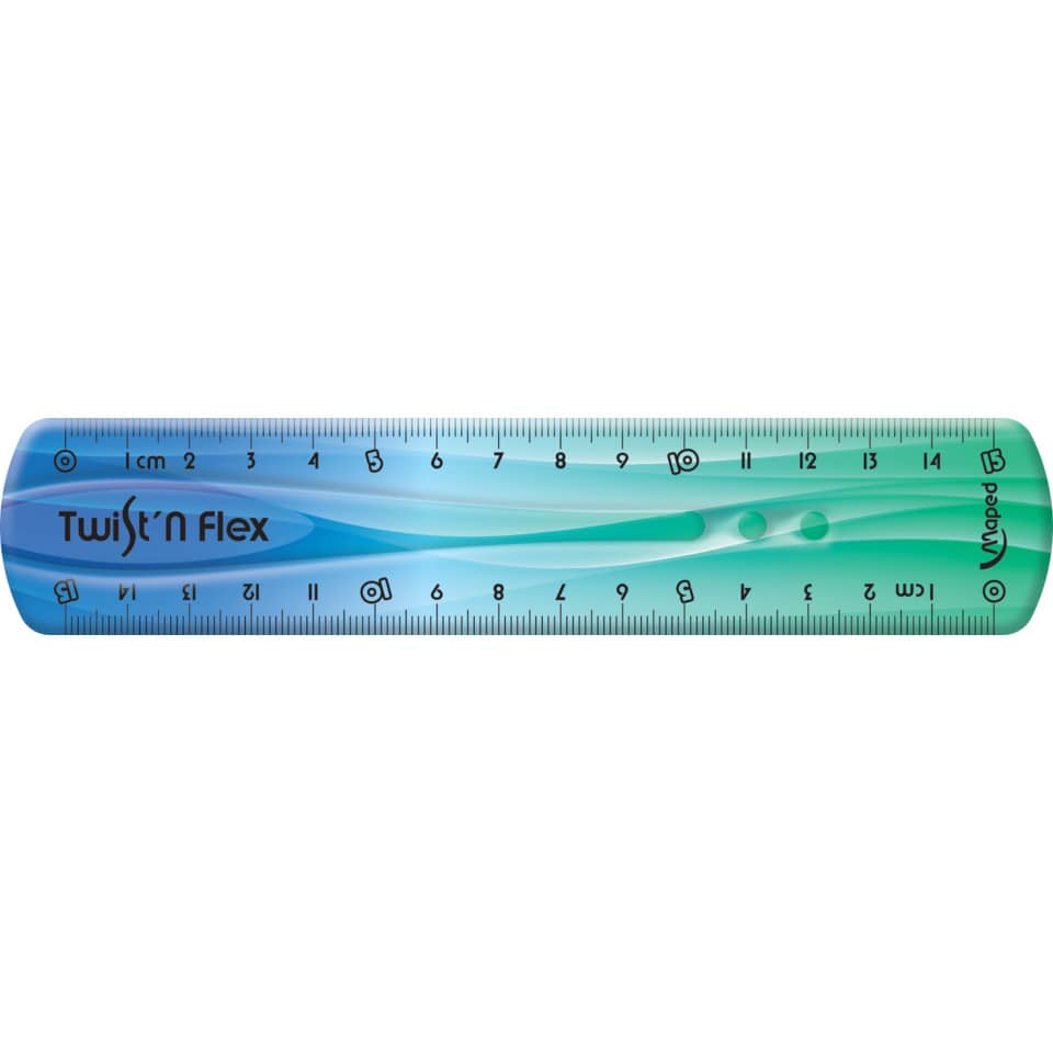 Lineal Twist'n Flex Decor, 15cm, sortiert MAPED M279115 MAPED 279115 Plastik