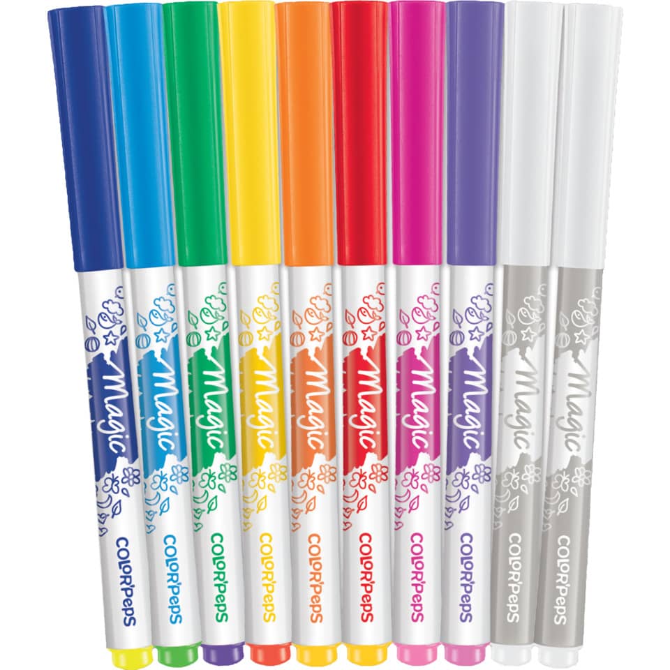 Faserschreiber Magic Color'Peps, 8+2 Stück, sortiert MAPED M844612 MAPED 844612 COLOR'PEPS