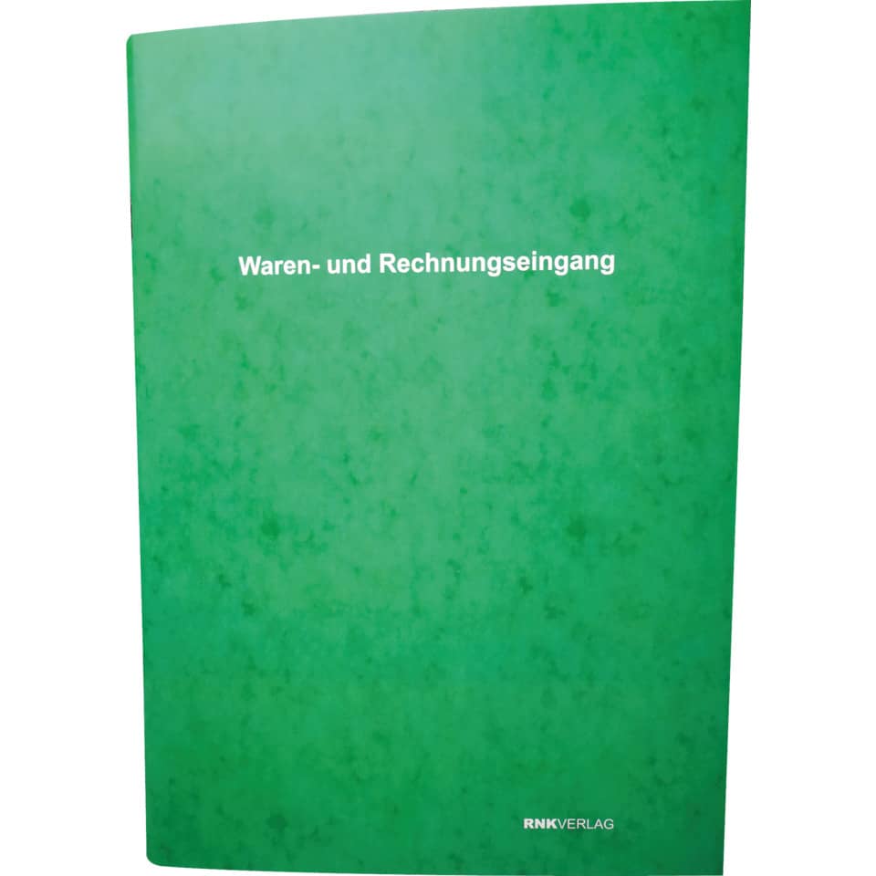 Waren- und Rechnungseingangsbuch für Netto-Verbuchung, A4, 40 Blatt, kartoniert RNK 30013 RNK 30013 Netto