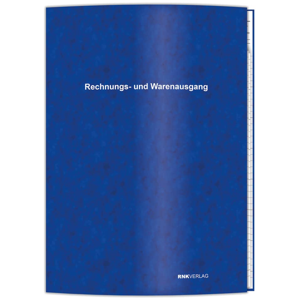 Rechnungs- und Warenausgangsbuch zur Ermittlung der Umsatzsteuer, A4, 40 Blatt, kartoniert RNK 30053