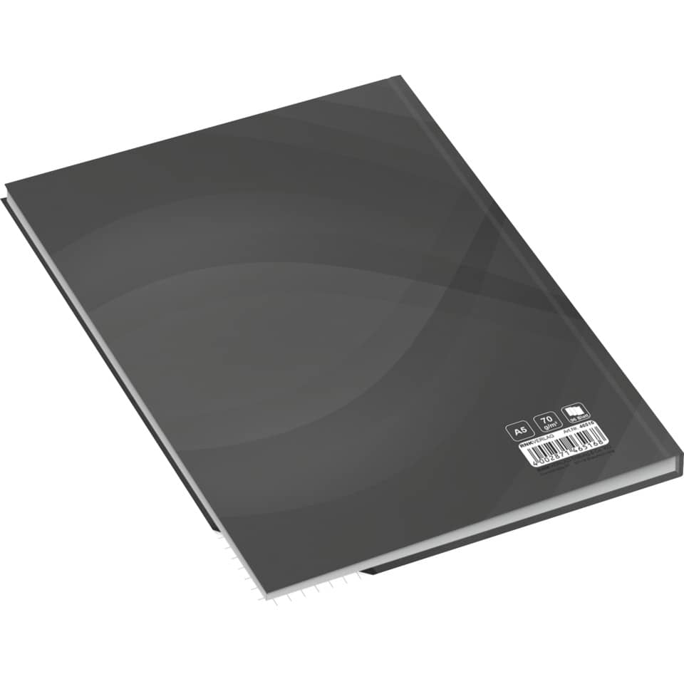 Notizbuch "notes carbon black", A5, 96 Blatt, kariert RNK 46516 RNK 46516 96BL kariert