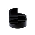 Butler 5 MAULrundbox, 6 Fächer, schlagfester ABS, 140 x 125 mm, schwarz MAUL 4117690 MAUL 41176 90
