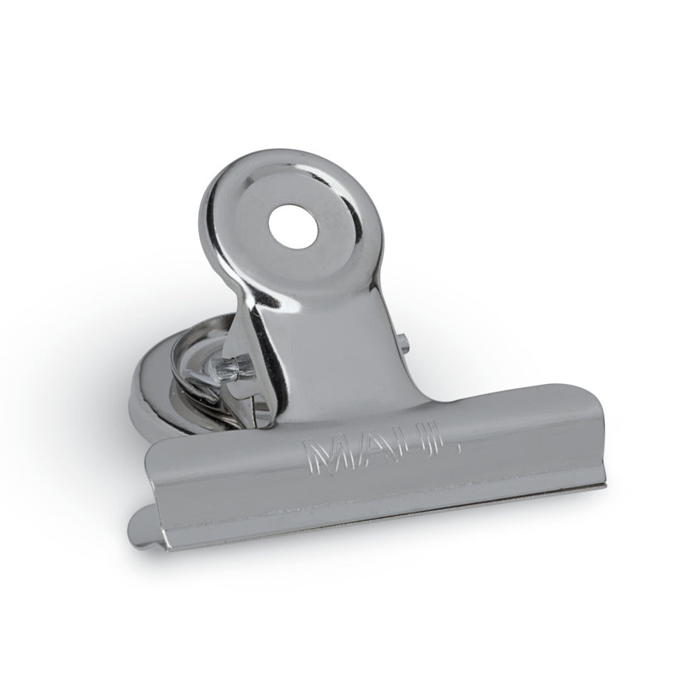 Papier-Klemmer MAULstandard mit Magnet, 52 mm, hellsilber, 2 Stück MAUL 21850 96 MAUL 21850-96