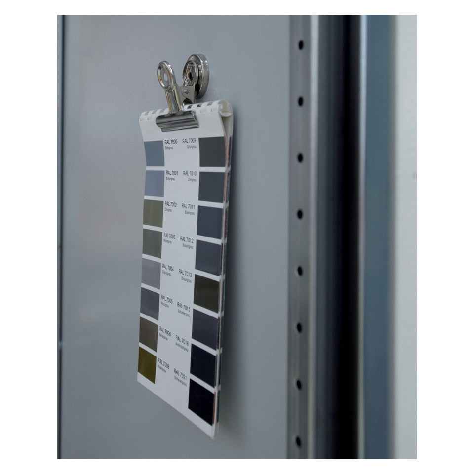 Papier-Klemmer MAULstandard mit Magnet, 52 mm, hellsilber, 2 Stück MAUL 21850 96 MAUL 21850-96