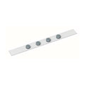 Ferroleiste MAULstandard inkl. 4 Magneten, selbstklebend, 100 x 5 cm, weiß MAUL 62072 02 MAUL 6207202 inkl.4 Magnete