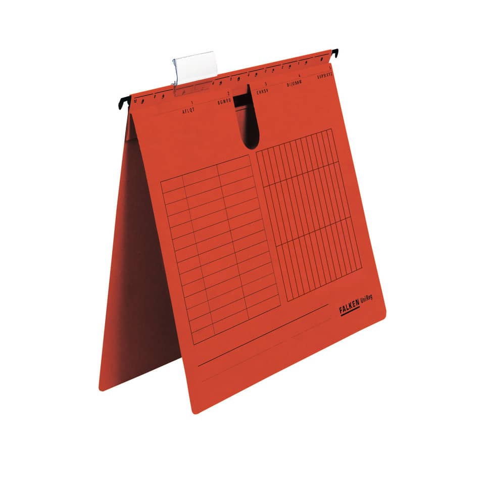 Hängehefter UniReg, A4, 230g/m², kfm. Heftung, rot FALKEN 80002744