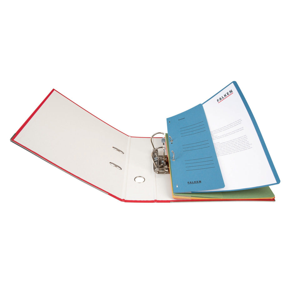 Ösenhefter A4, 250g/m2 Manila-RC-Karton., 1/2 Vorderdeckel, Behördenheftung, grün FALKEN 80003858 FALKEN 80003858 Behördenh.